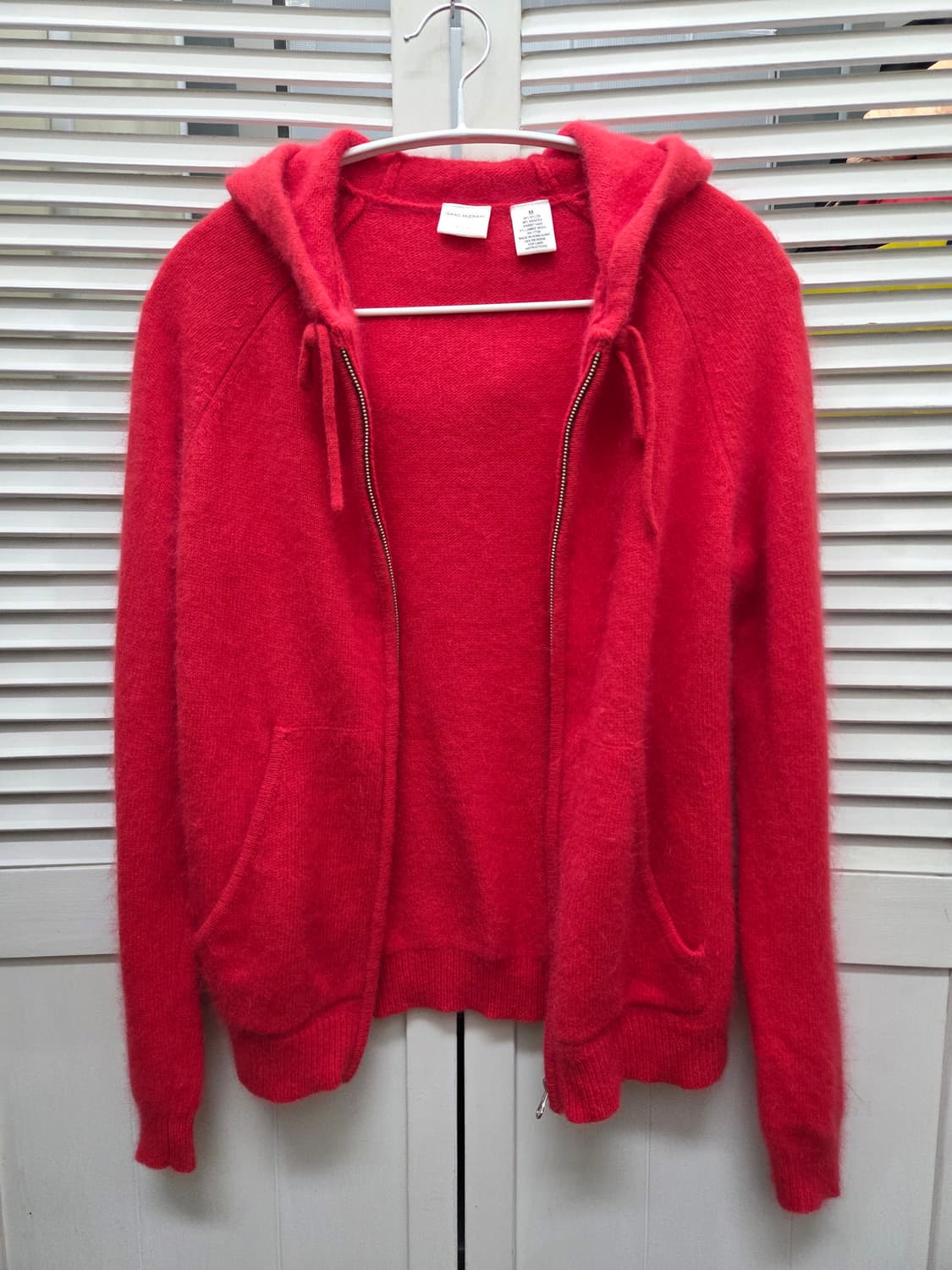 아이작 미즈라히 앙고라 램스울 후드 가디건 상품이미지2