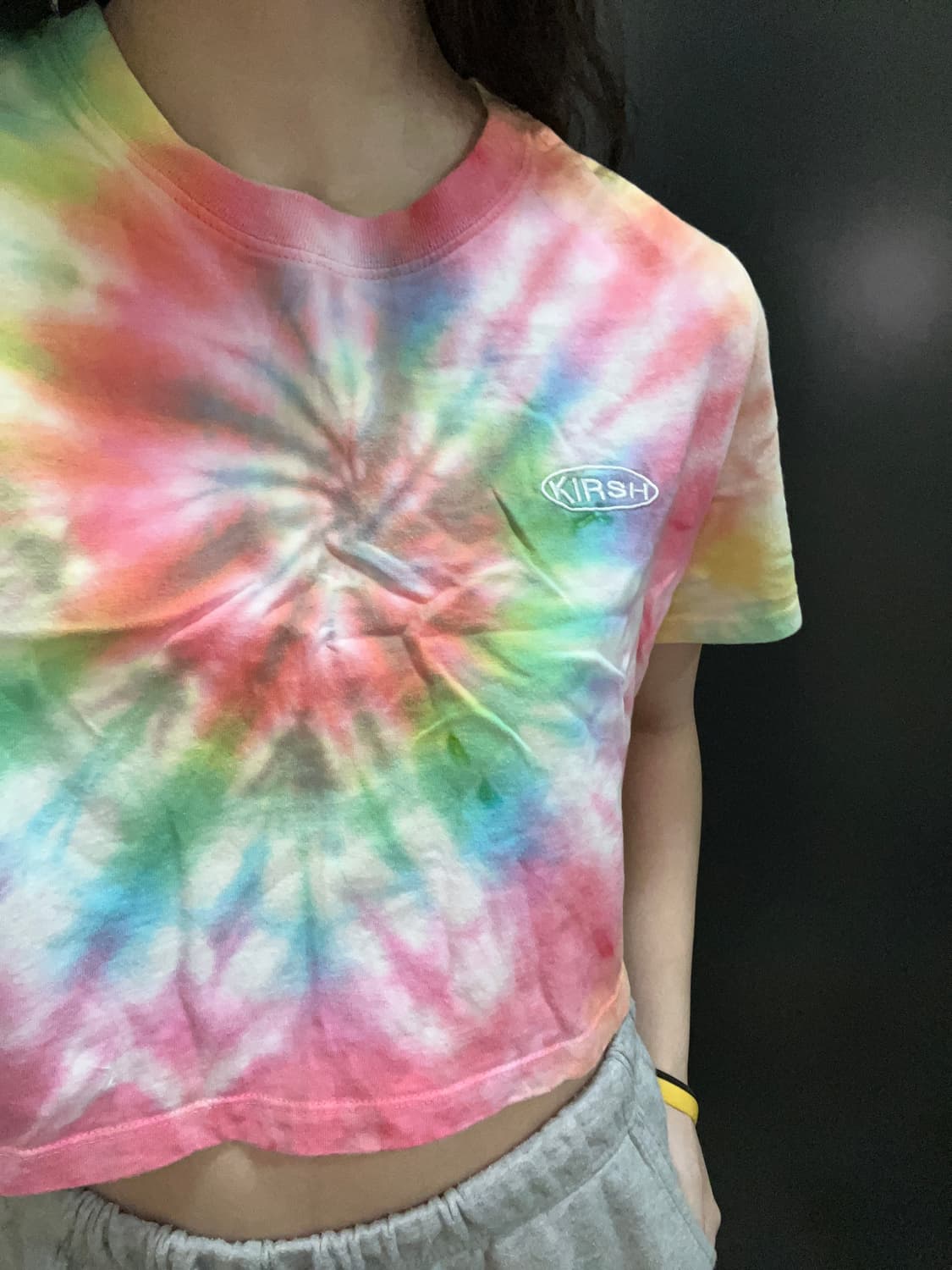🍒키르시 타이다이 반팔 크롭티🌈 상품이미지5