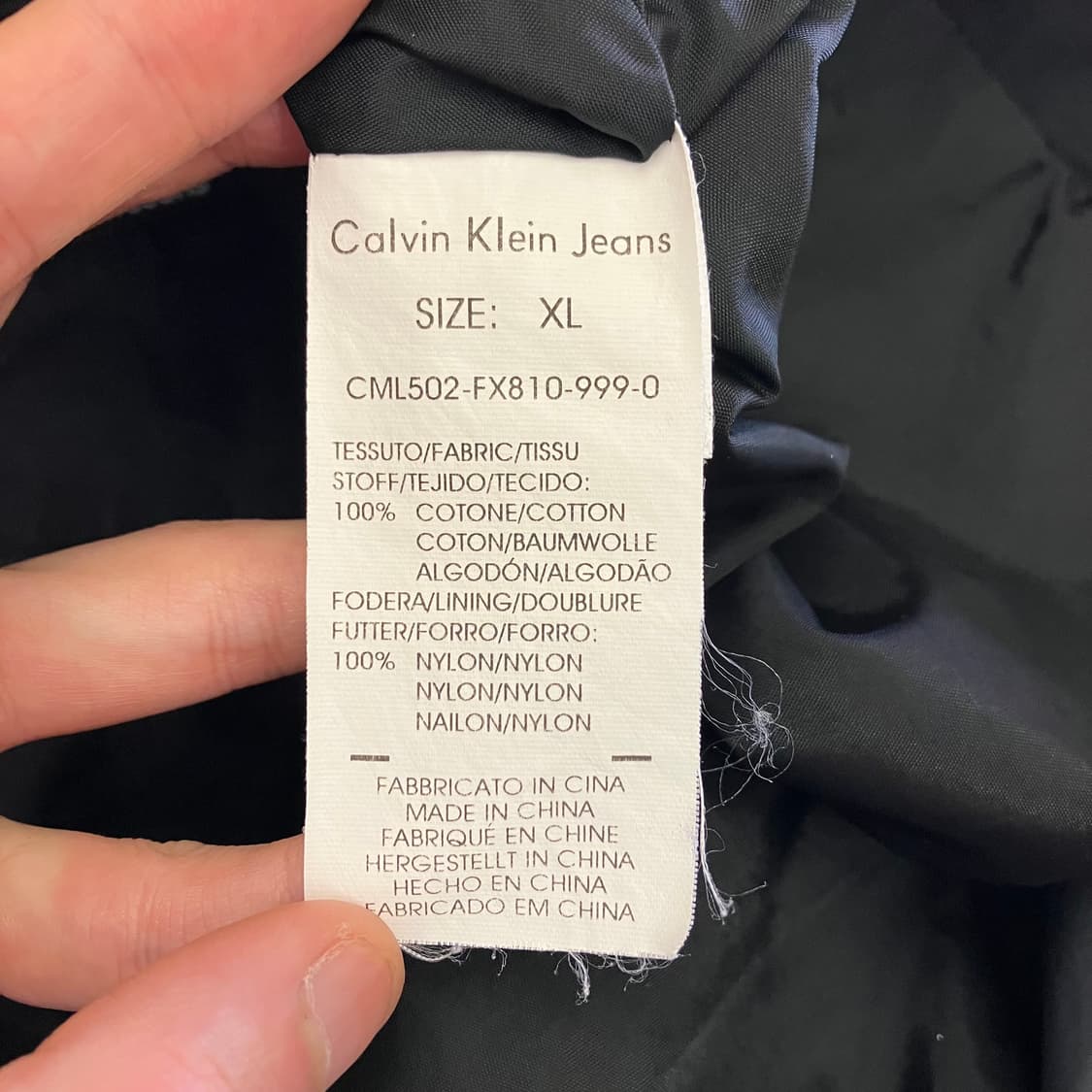 N162 ck 캘빈클라인 봄버 자켓 상품이미지3