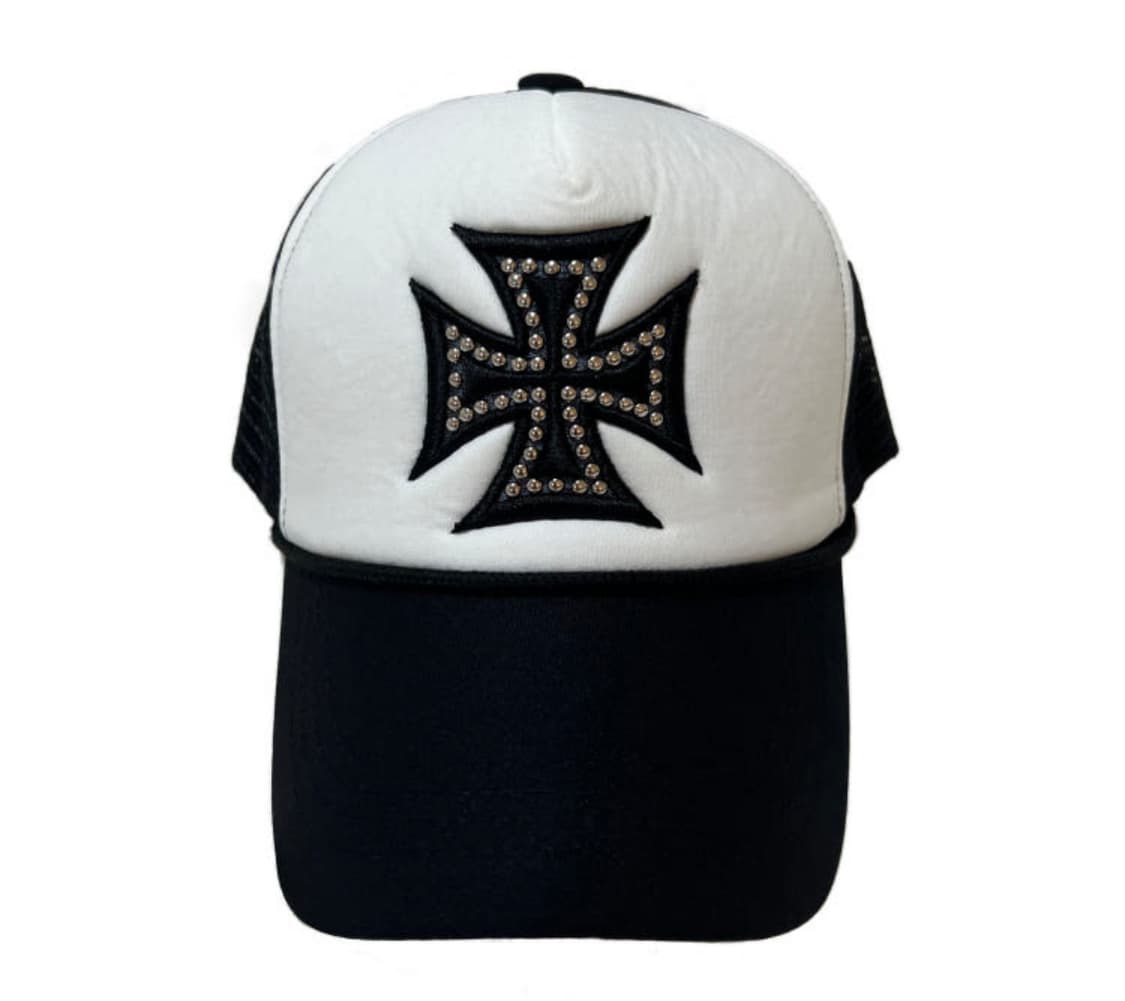 배드하우스 스터드 크로스 매쉬 캡 볼캡 상품이미지1