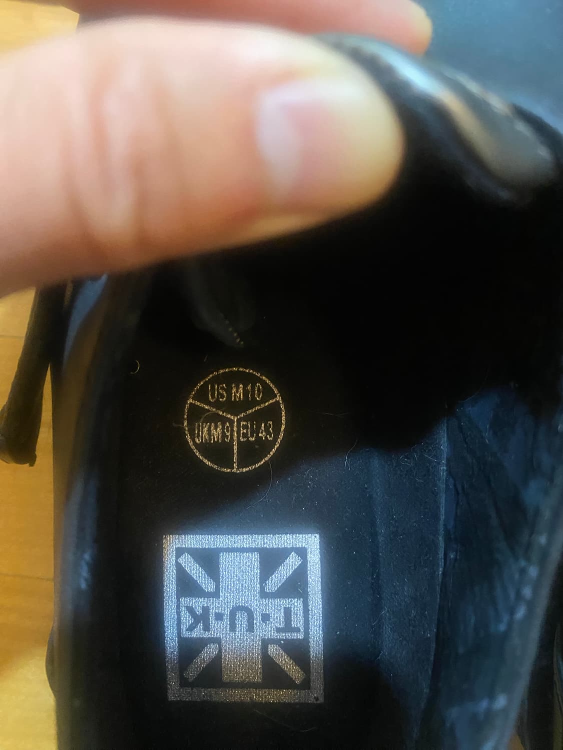 TUK 웨스턴 클리퍼 US M 10사이즈 판매합니다. 상품이미지4