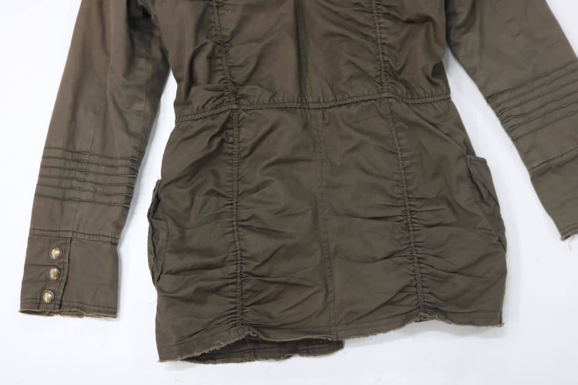 Lazy Daisy 레이지 데이지 빈티지 카키 셔링 디테일 필드 자켓 상품이미지9