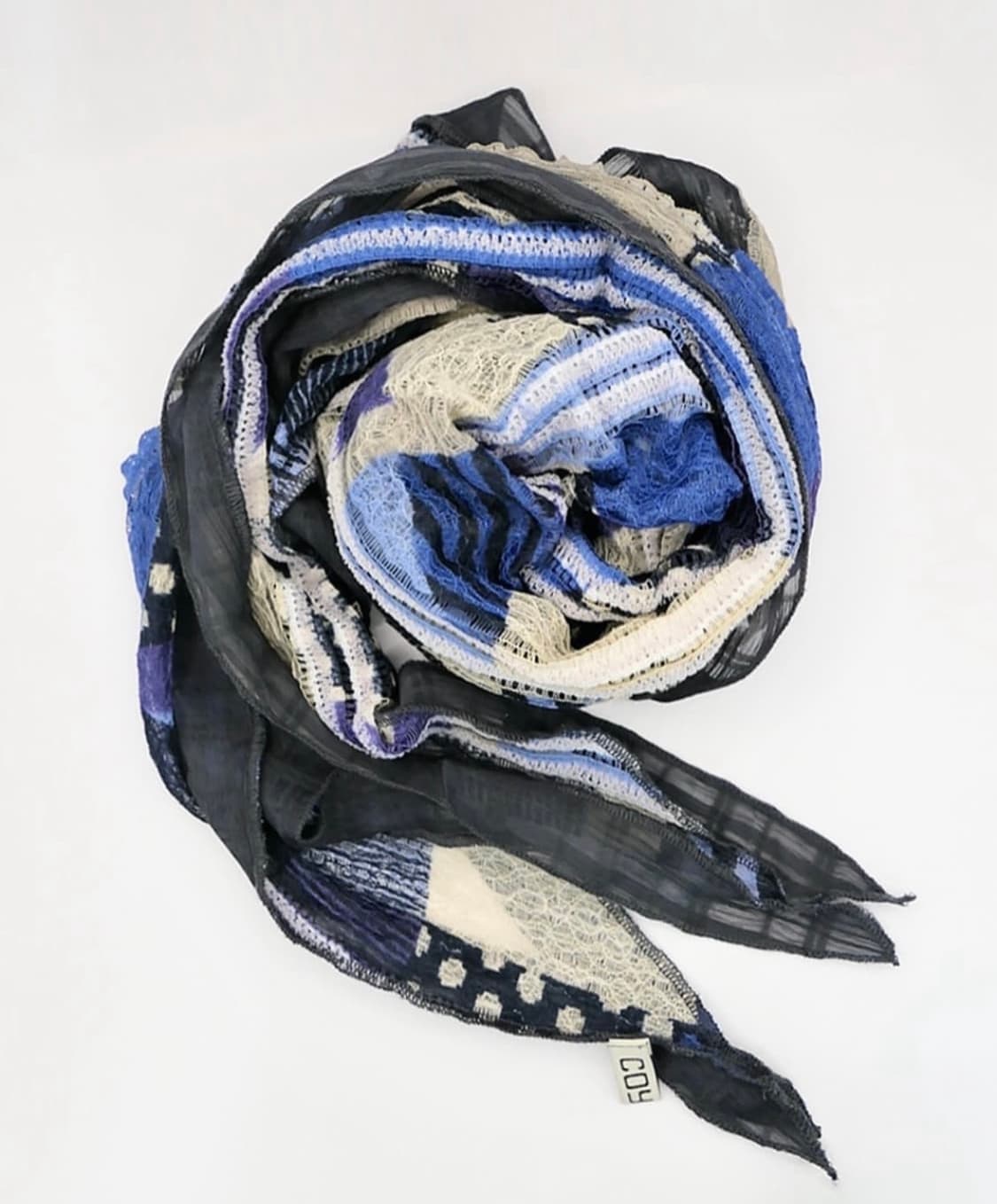 코이세이오 COISEIO 26S/S 증정품 스카프 블루 노트 상품이미지1