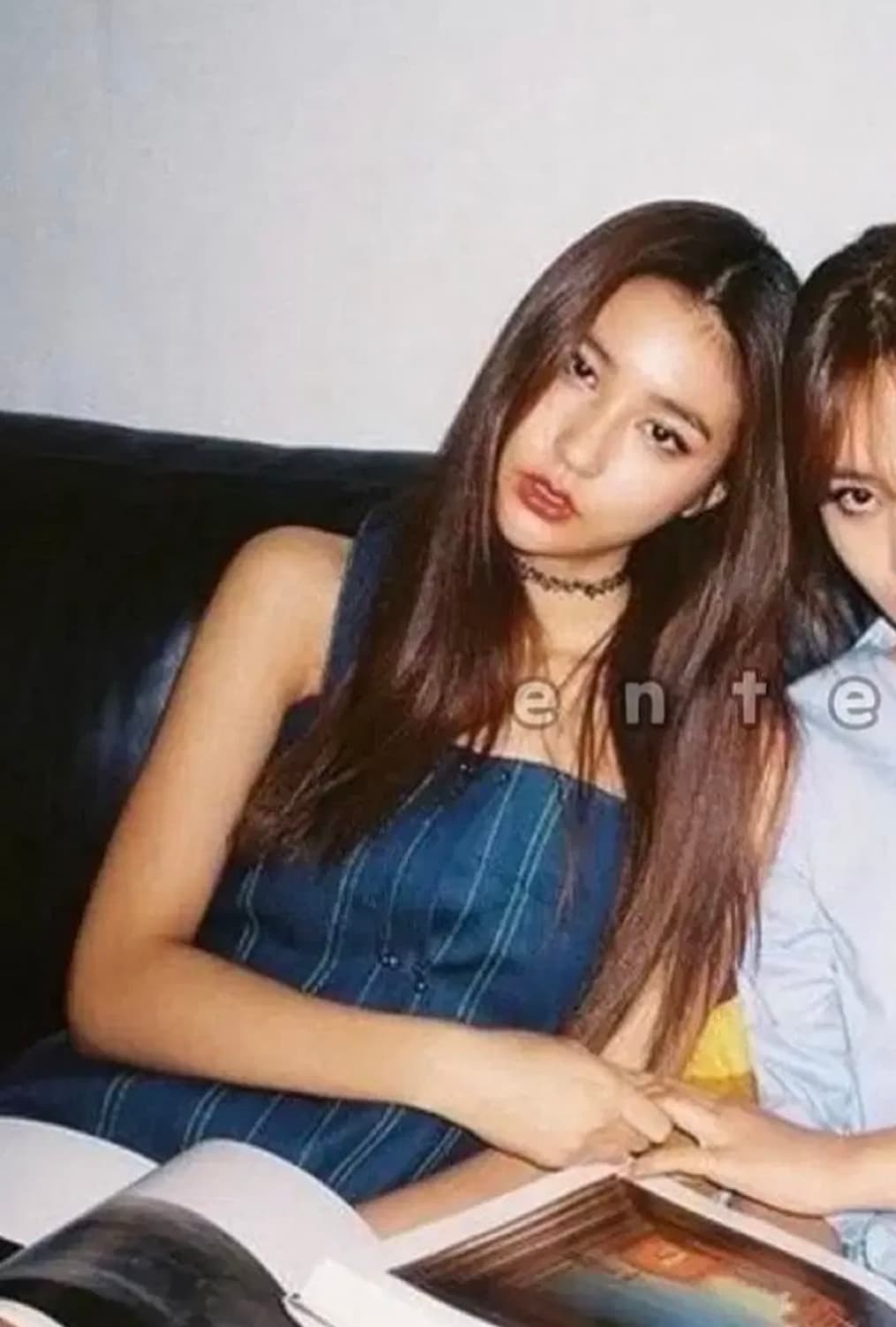 Ann / 원피스/ 크리스탈착용/ 청원피스/멜빵원피스/비비엔착용 상품이미지1