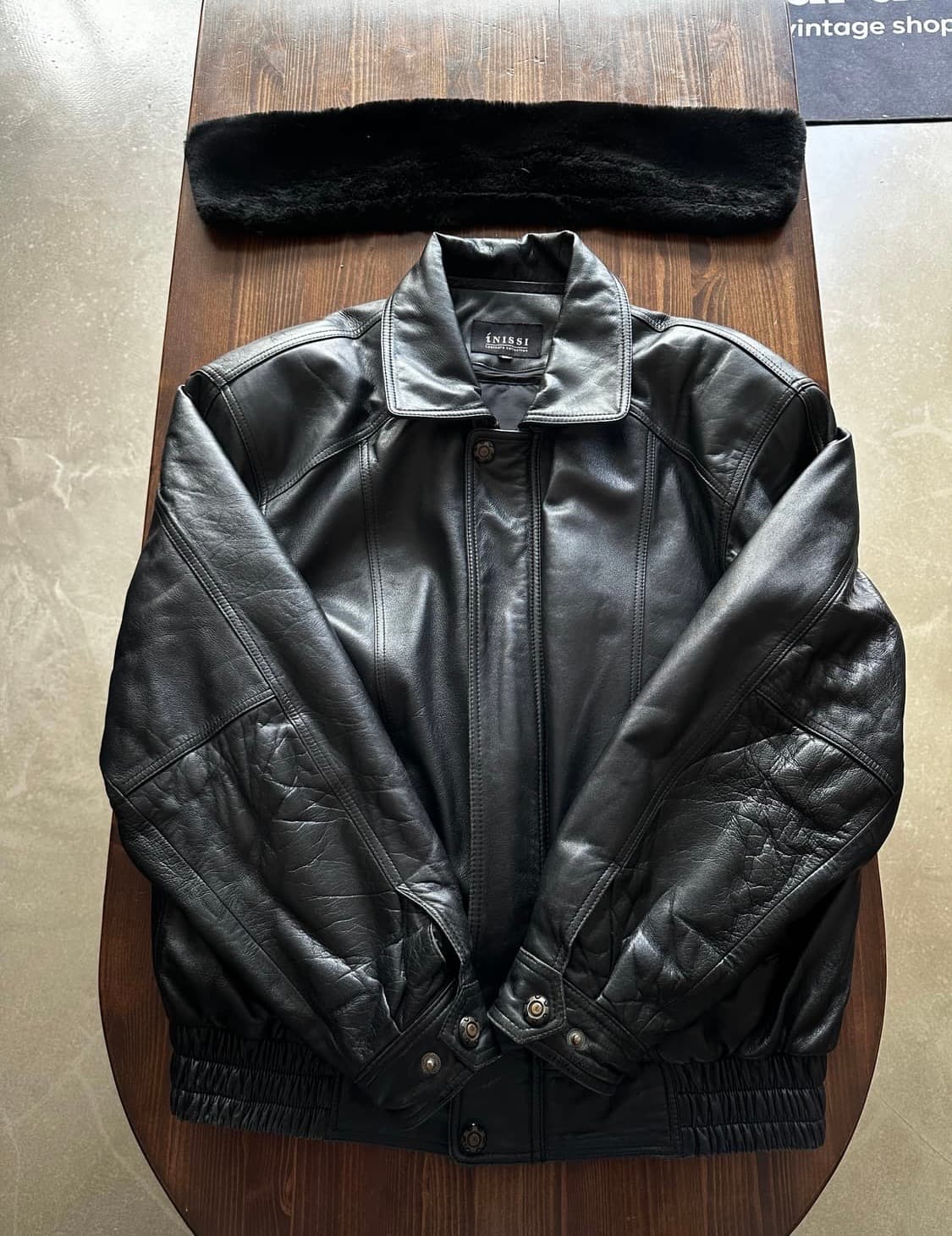 빈티지 양가죽 자켓(INISSI) 블루종 105-슬림110 상품이미지1