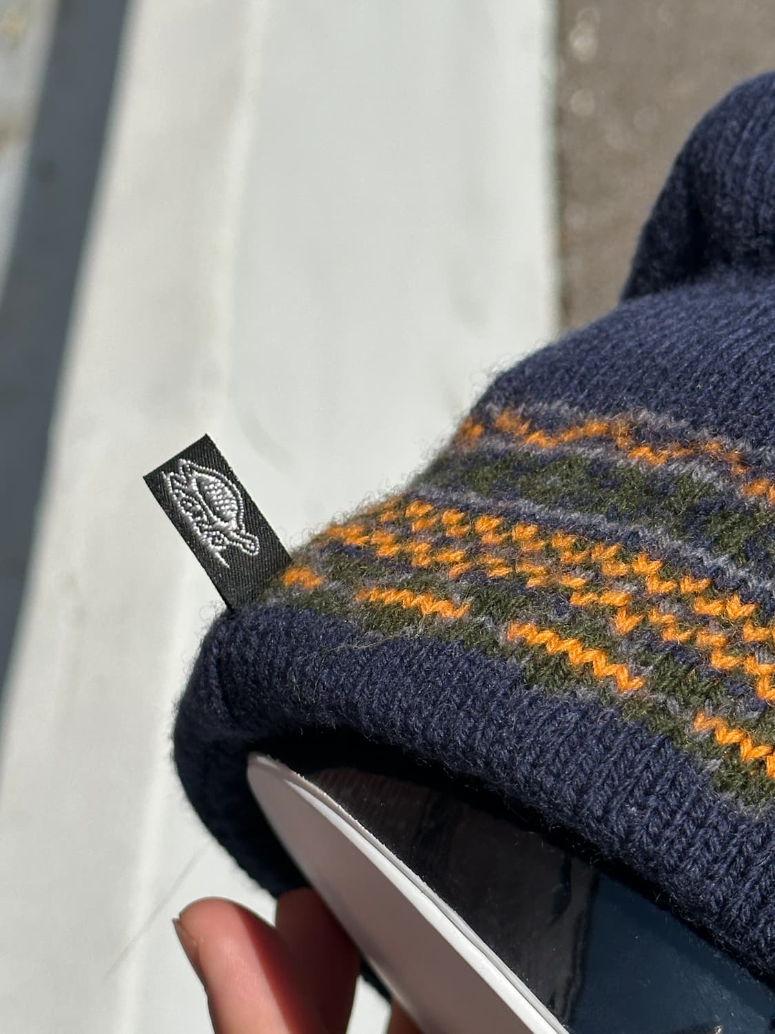 [F] 90s Turtle fur 터틀 퍼 울 비니 모자 USA made 상품이미지3