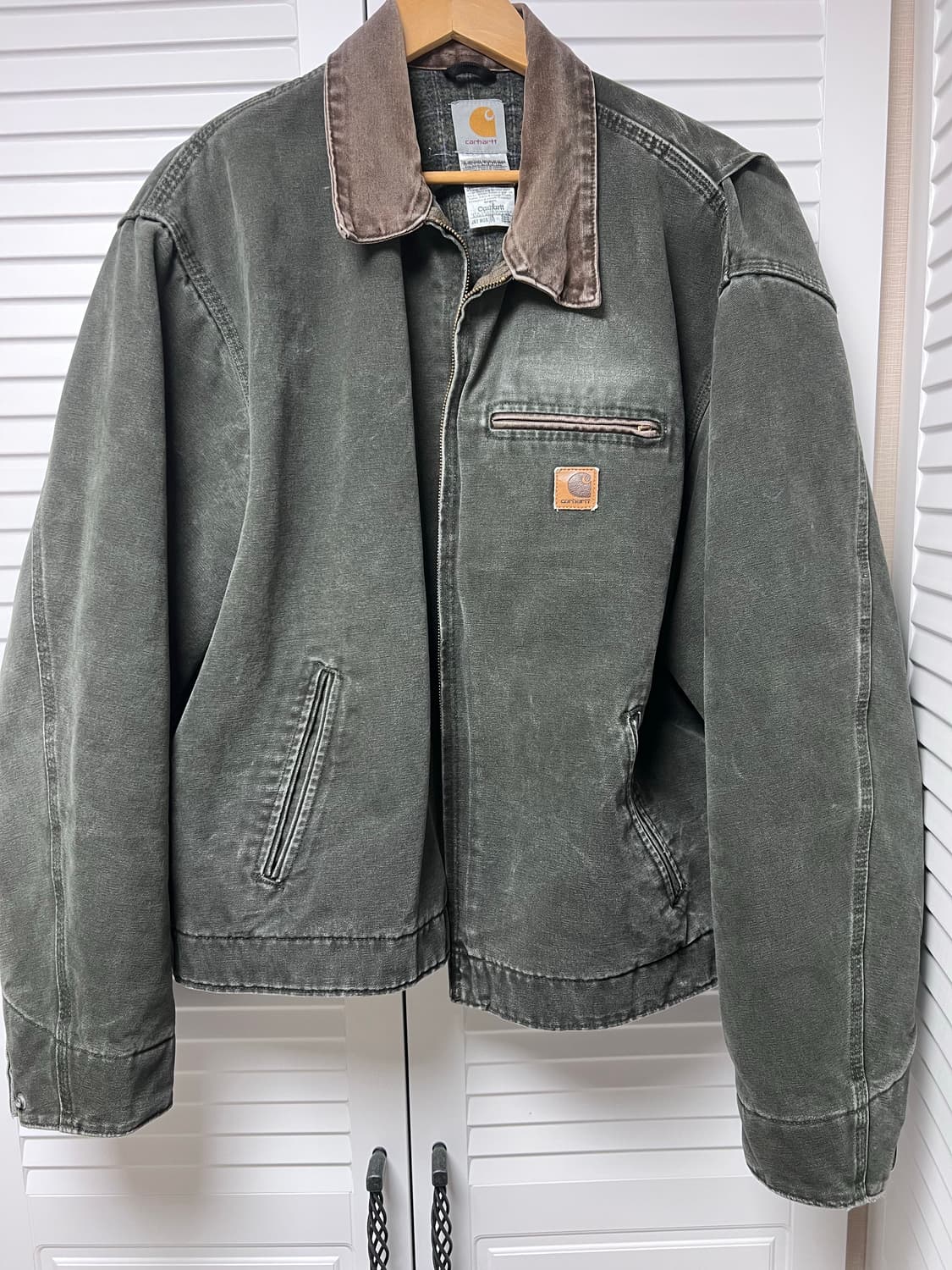 [2XL] 칼하트 J97 MOS 디트로이트 자켓 모스 그린 상품이미지1