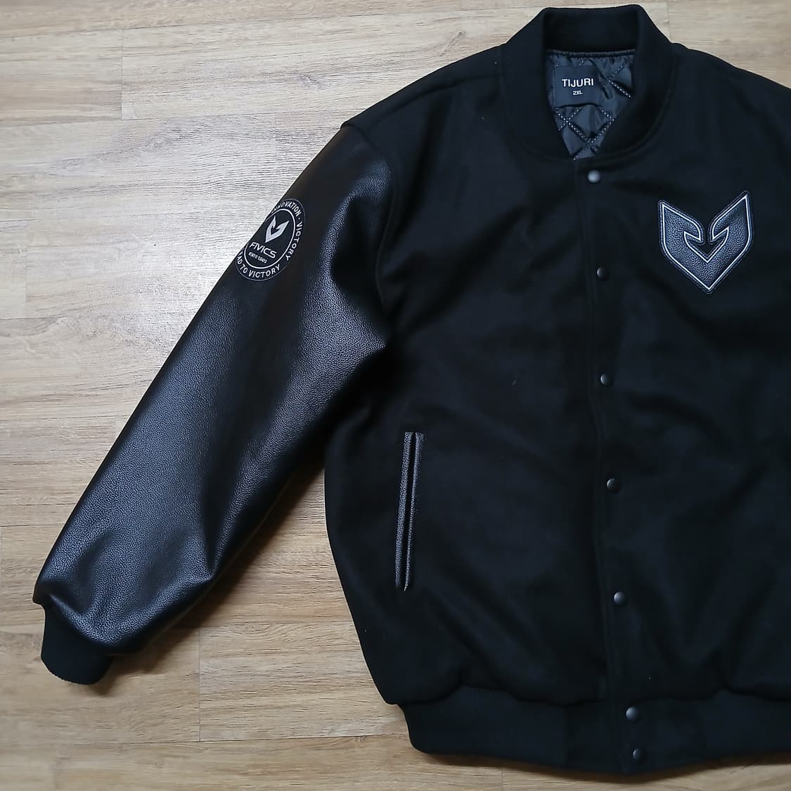 파이빅스 양궁 바시티 팀 점퍼 야구 자켓 누빔 화살 상품이미지5