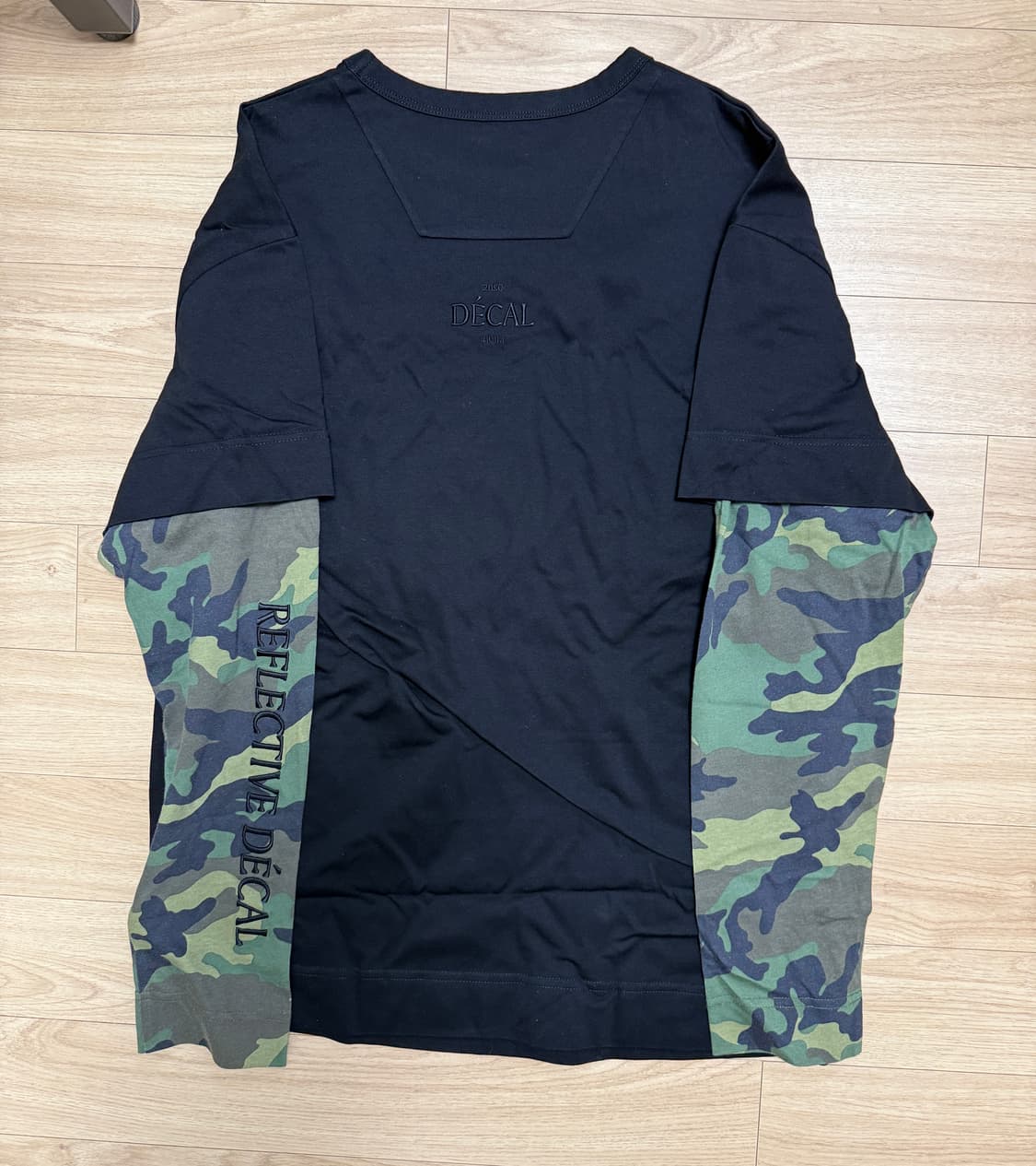 Juun.J 준지 카모 레이어드 롱슬리브 티셔츠 상품이미지2