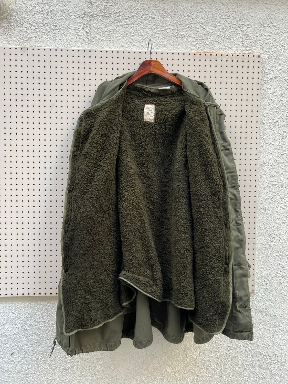 1970s FRENCH ARMY M-64 PARKA 모즈파카 개파카 상품이미지9