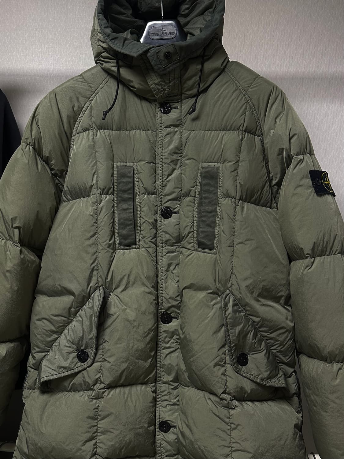 스톤아일랜드 크링클랩스 롱패딩 M(100) 국내판 상품이미지1