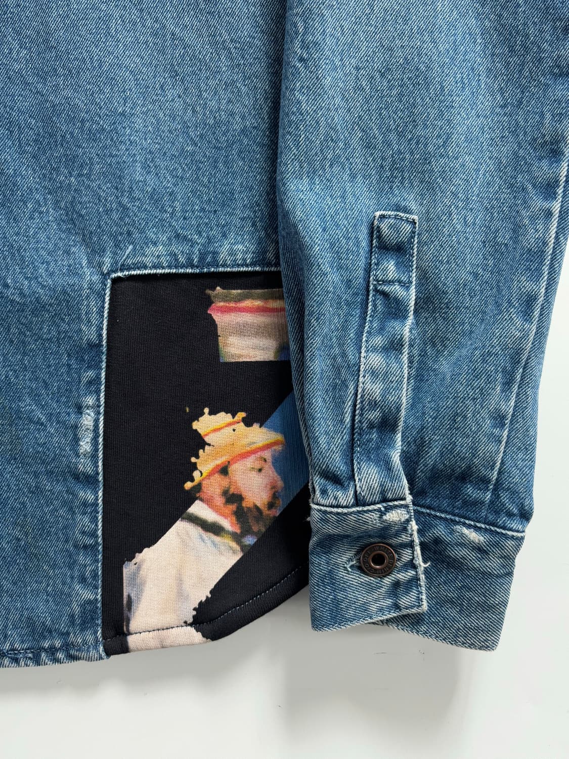 Off White 오프화이트 프린팅 데님 셔츠  상품이미지4