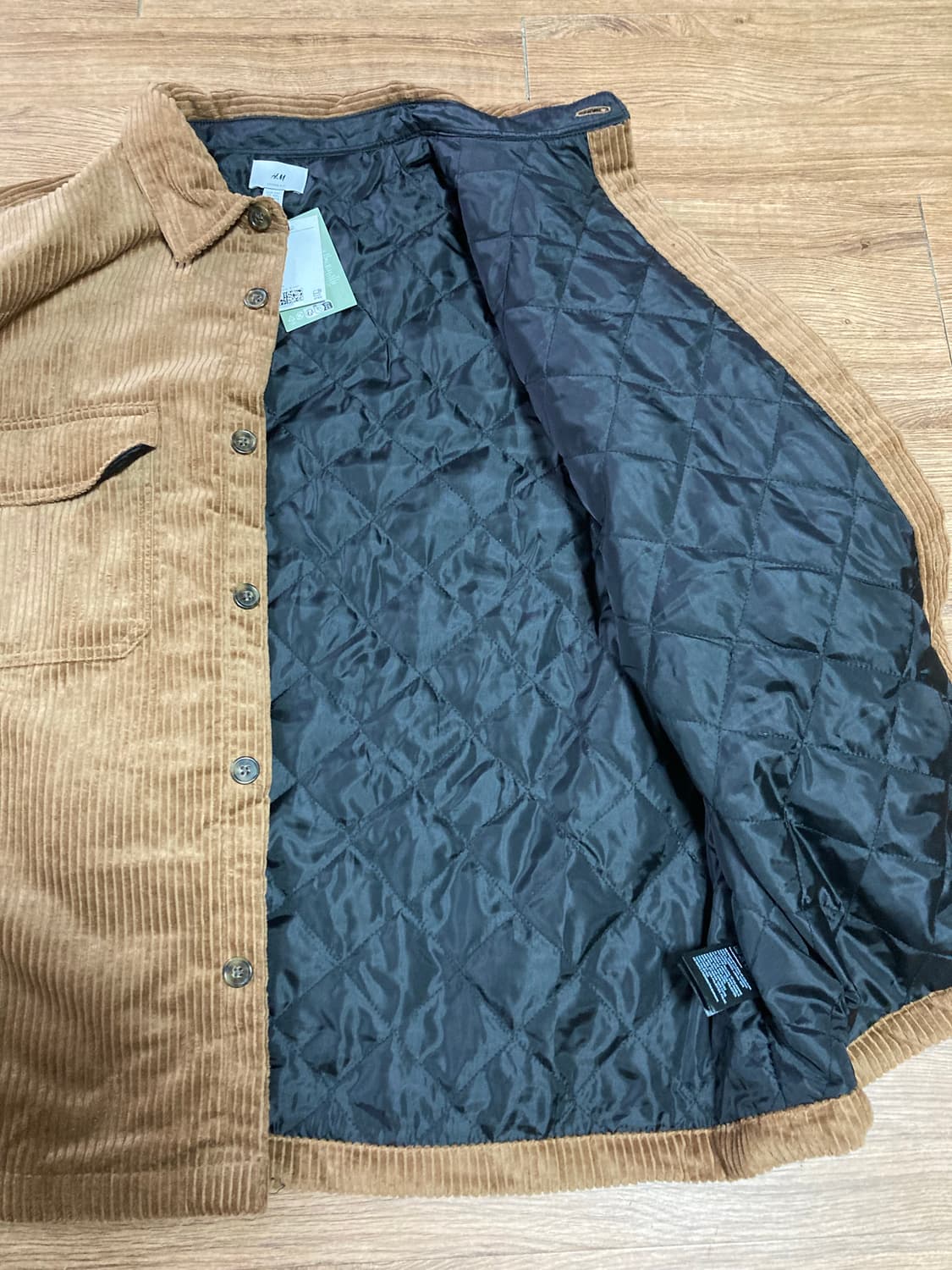 [2XL/XXL] H&M HM 에이치앤엠 루즈핏 코듀로이 셔츠 자켓 셔켓 상품이미지5