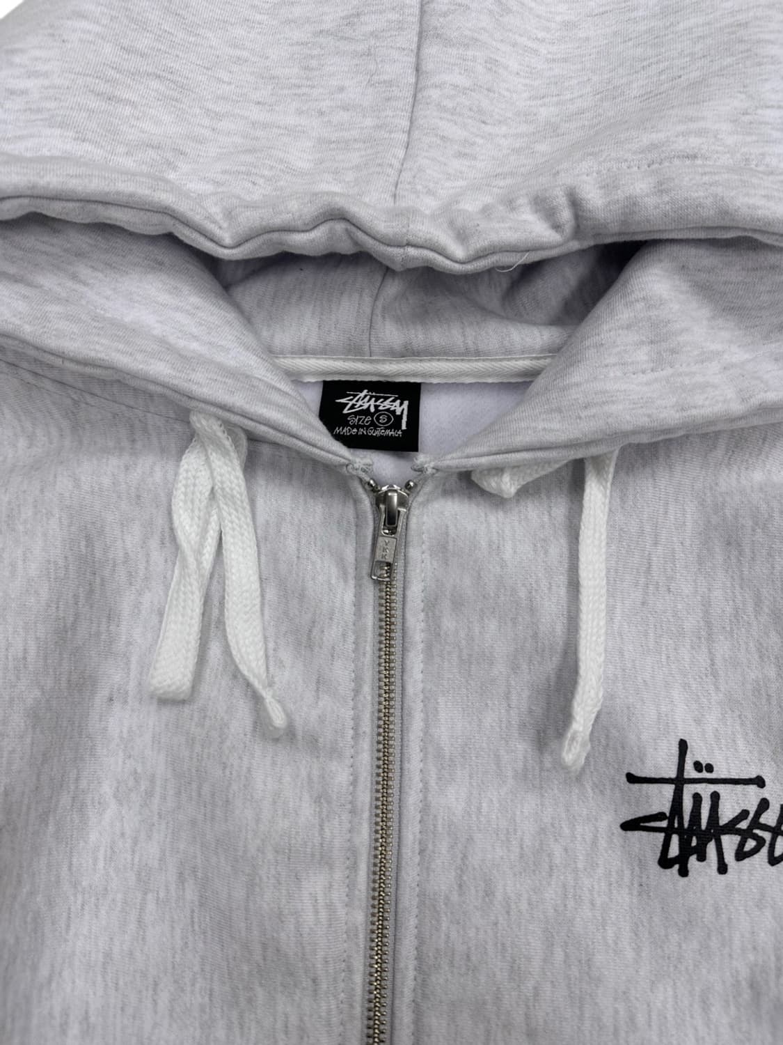 스투시 후드집업 그레이 (S~M) 상품이미지3