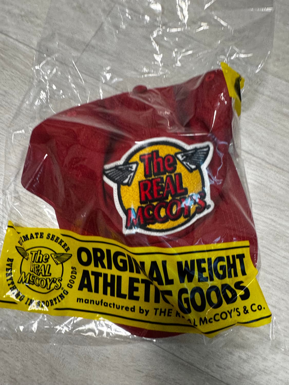 The real mcccoy’s 리얼 맥코이 볼캡 레드 red 상품이미지1