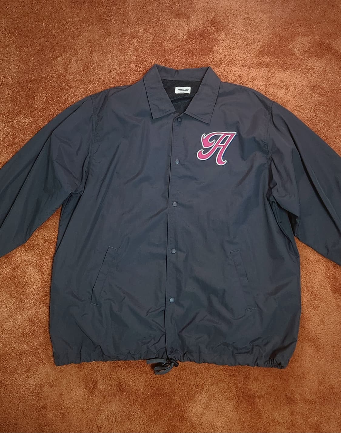 [ANGLAN] Nylon Mesh Coach Jacket - Grey 상품이미지3