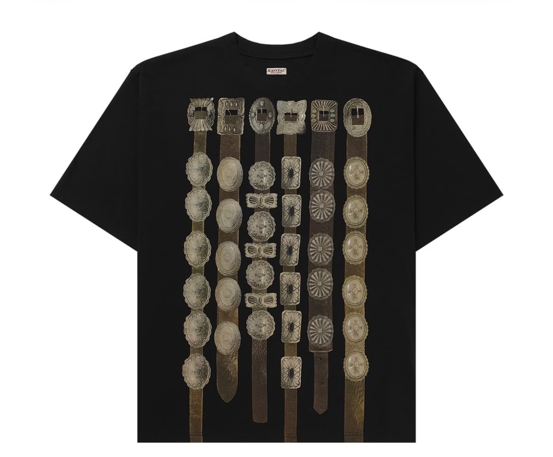 캐피탈 20 크루 티셔츠 블랙 상품이미지1