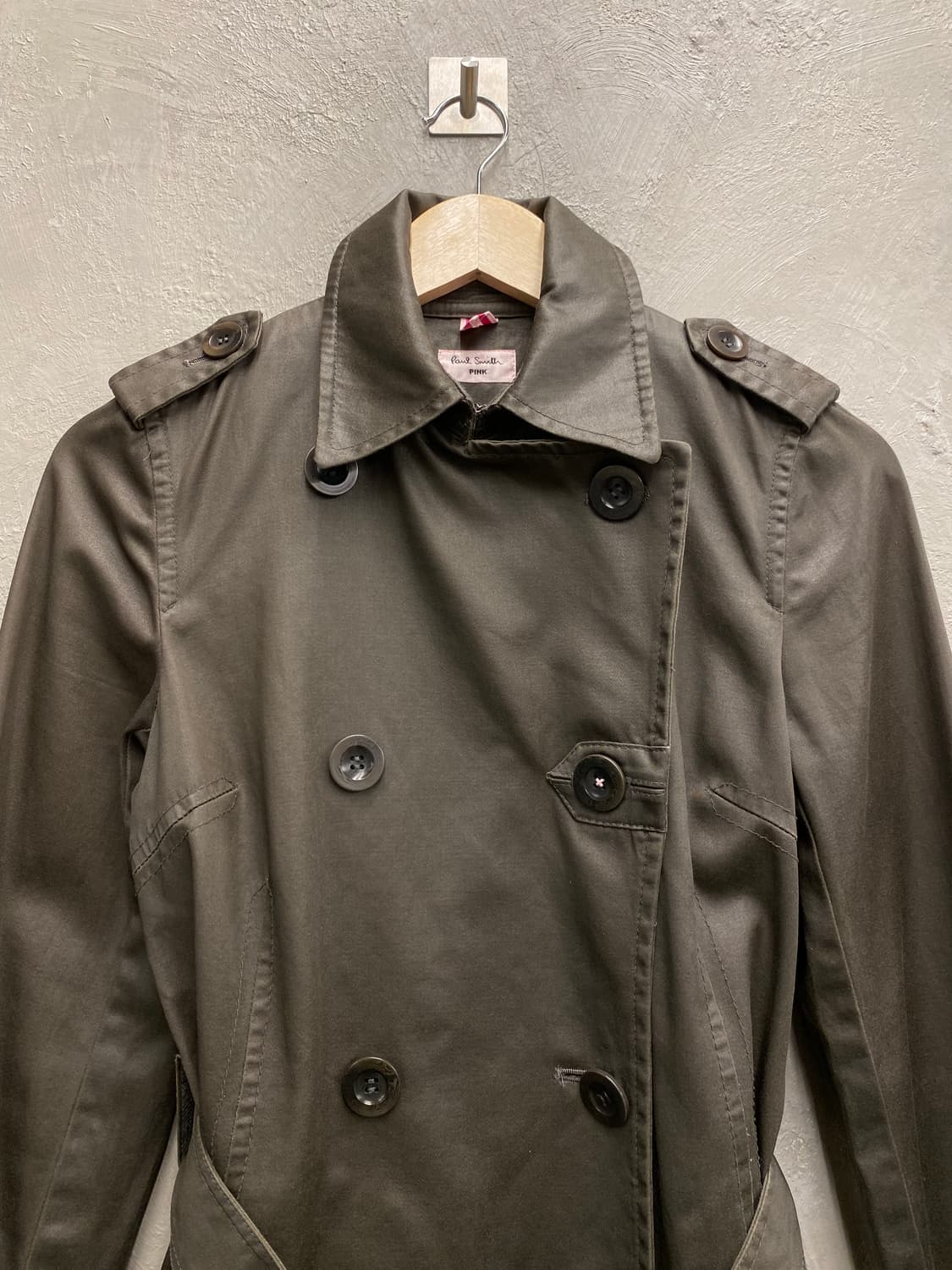 [40] Paul Smith PINK 폴스미스 핑크 코팅 더블 자켓 상품이미지4