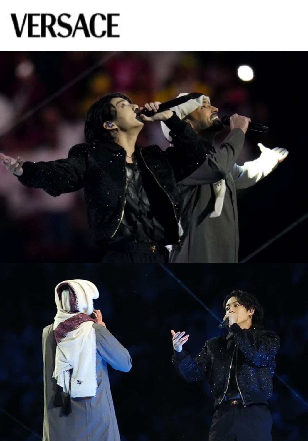 (BTS 정국 착용) 베르사체 라인스톤 바로크 봄버 자켓 상품이미지9