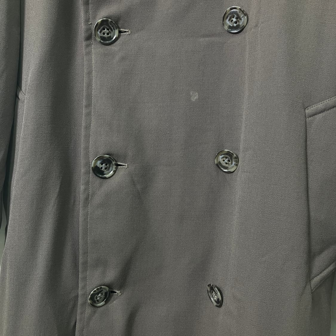 바라쿠타 다크 카키 더블 브레스티드 트렌치코트 상품이미지5