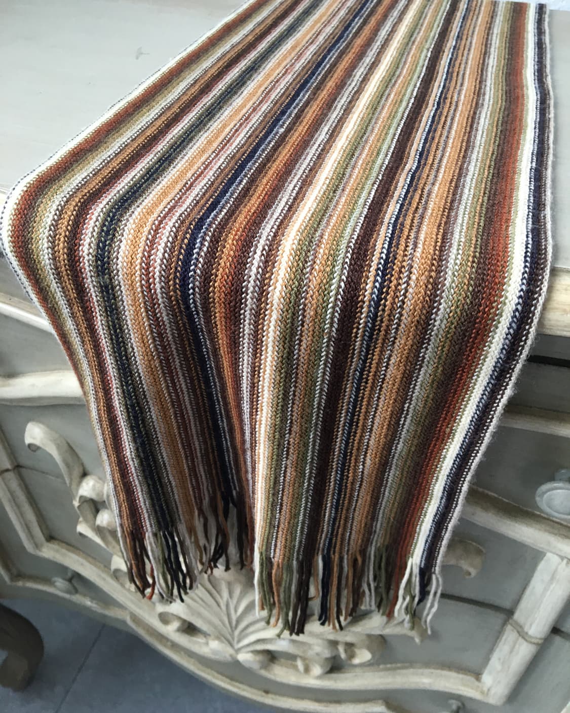 stripe pattern muffler 상품이미지3