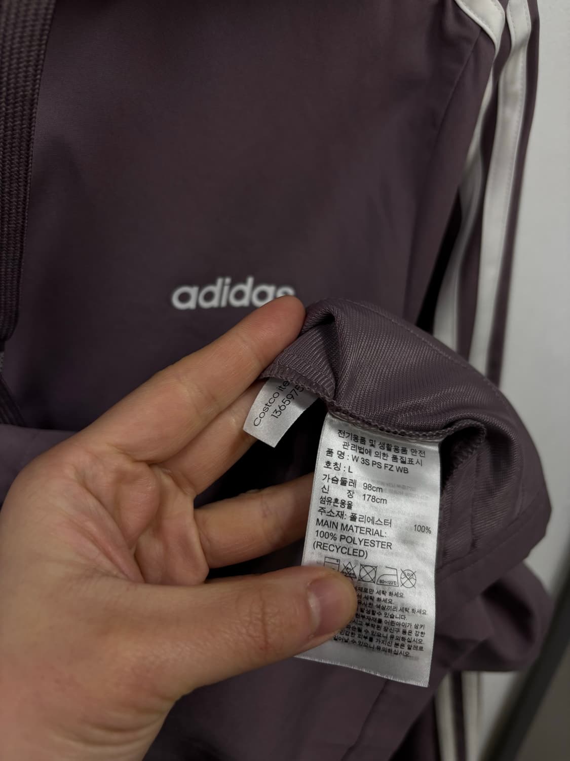 아디다스 우먼 바람막이 상품이미지6