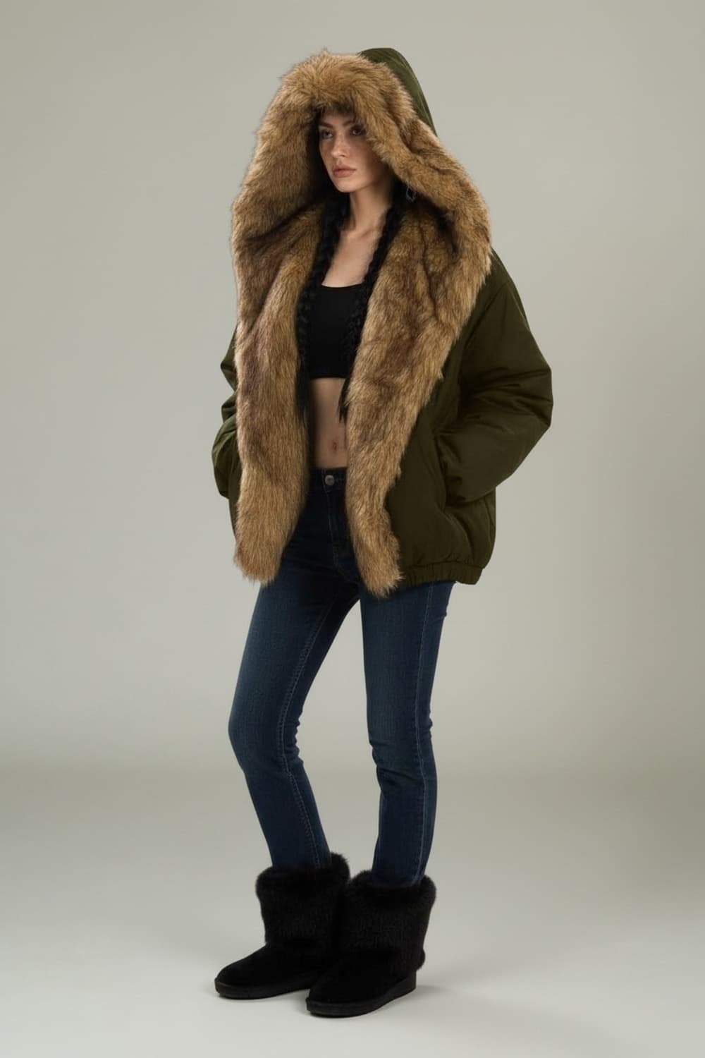 퍼 자켓 후디 상품이미지2