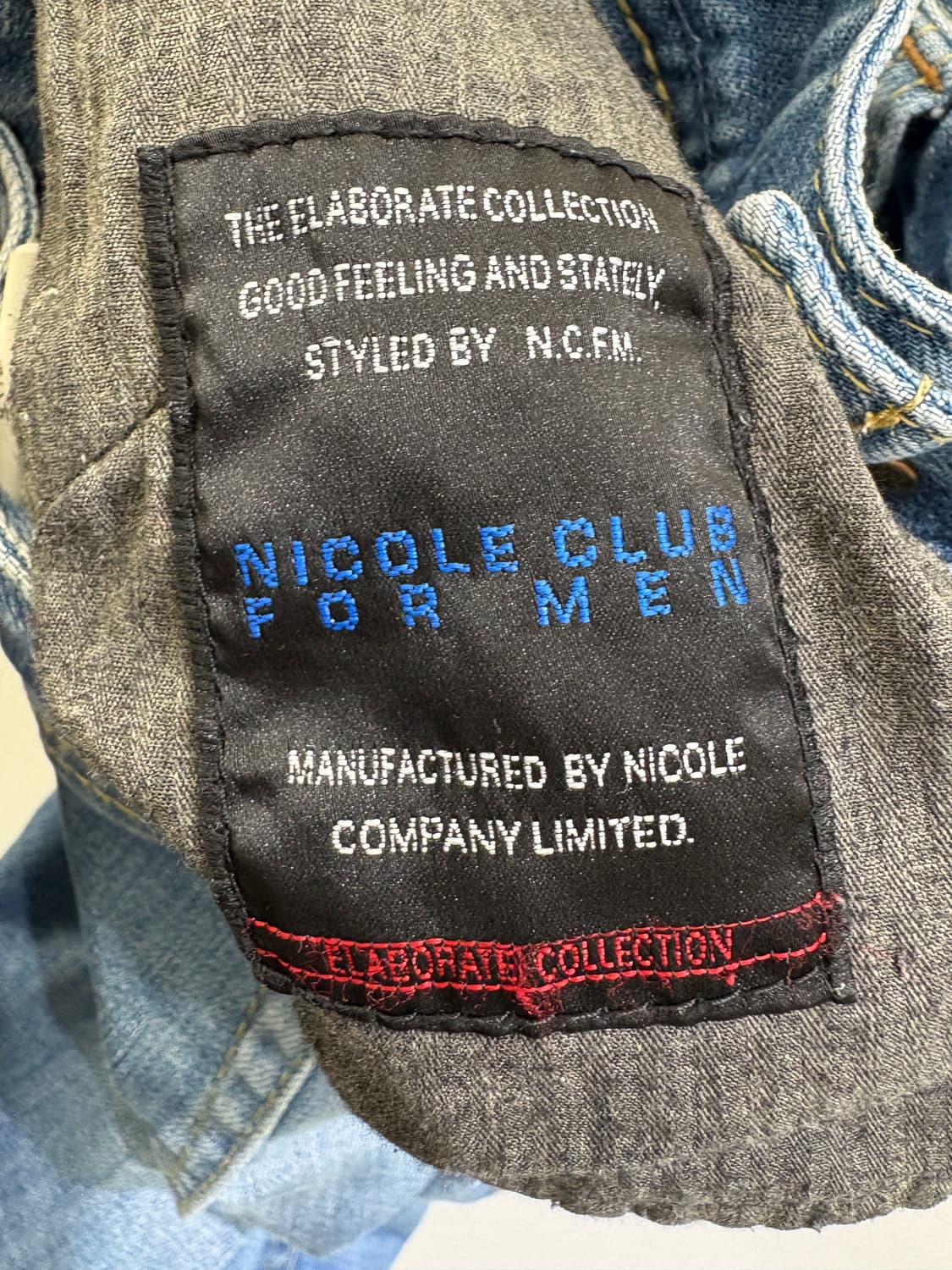 NICOLE CLUB FOR MEN 데님팬츠 상품이미지6