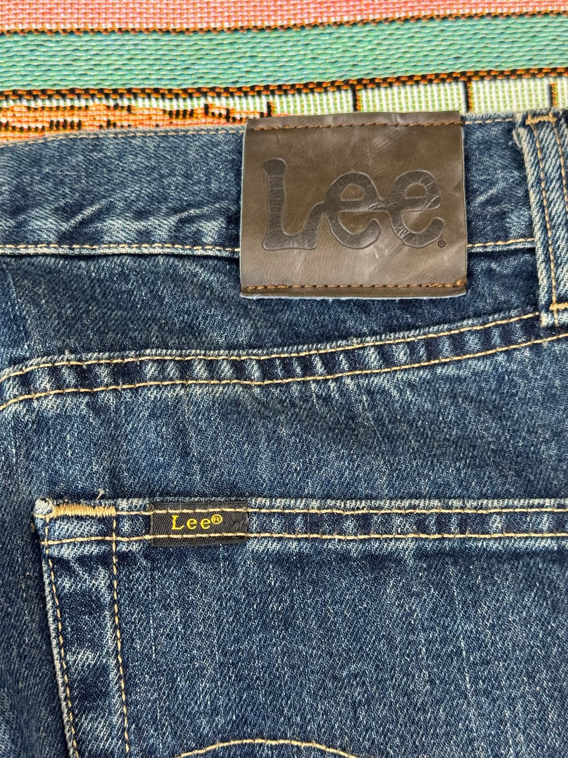 00s 빈티지 리(Lee) 릴렉스드 핏 데님 팬츠 (30x32) 상품이미지6
