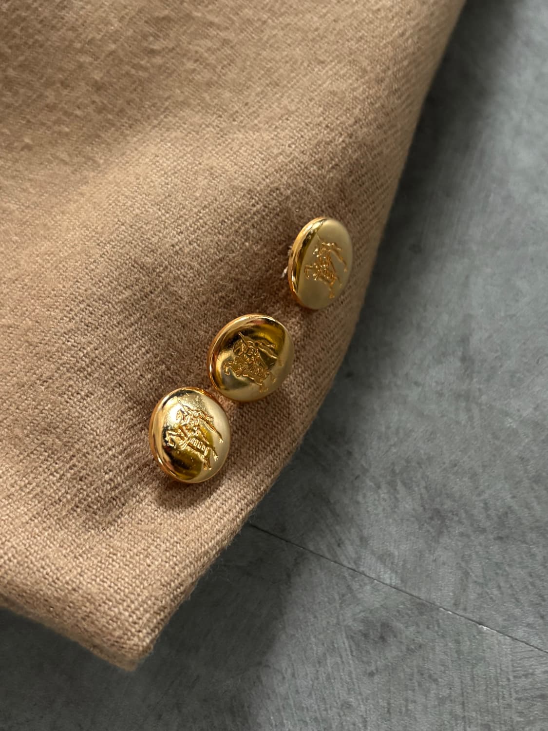 Burberry 버버리 금장 더블 울 블레이저 자켓 상품이미지6