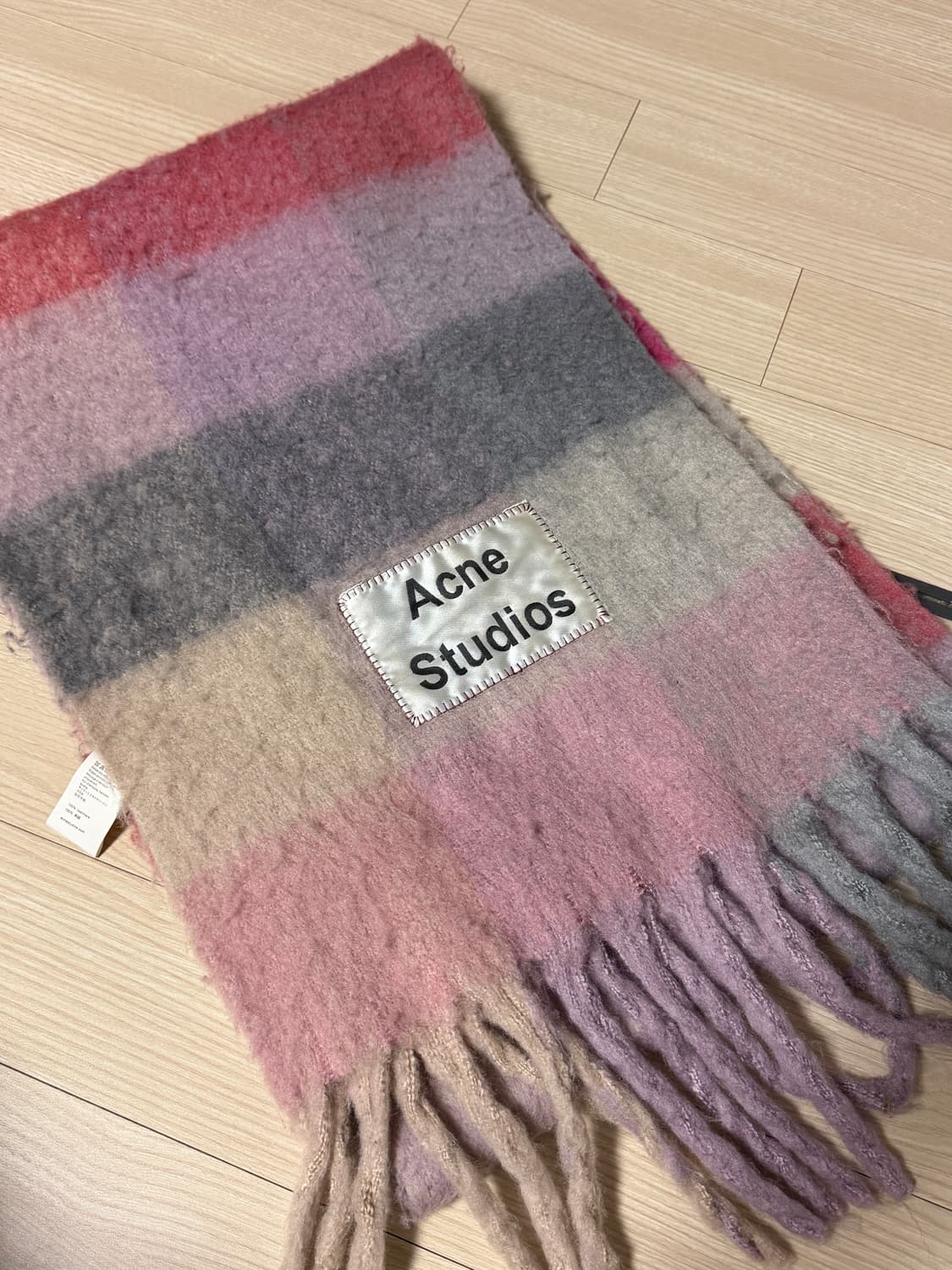 아크네스튜디오 머플러 핑크 상품이미지1