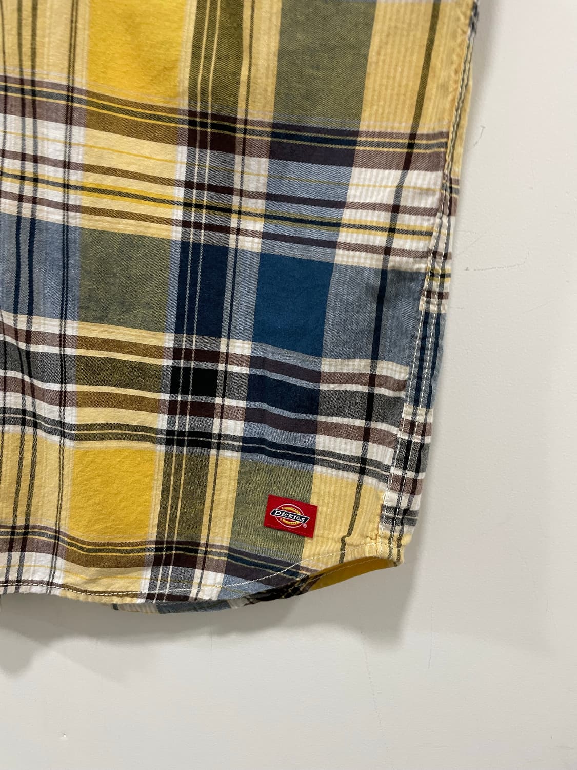 Dickies 디키즈 자수로고 체크 반팔셔츠 상품이미지9