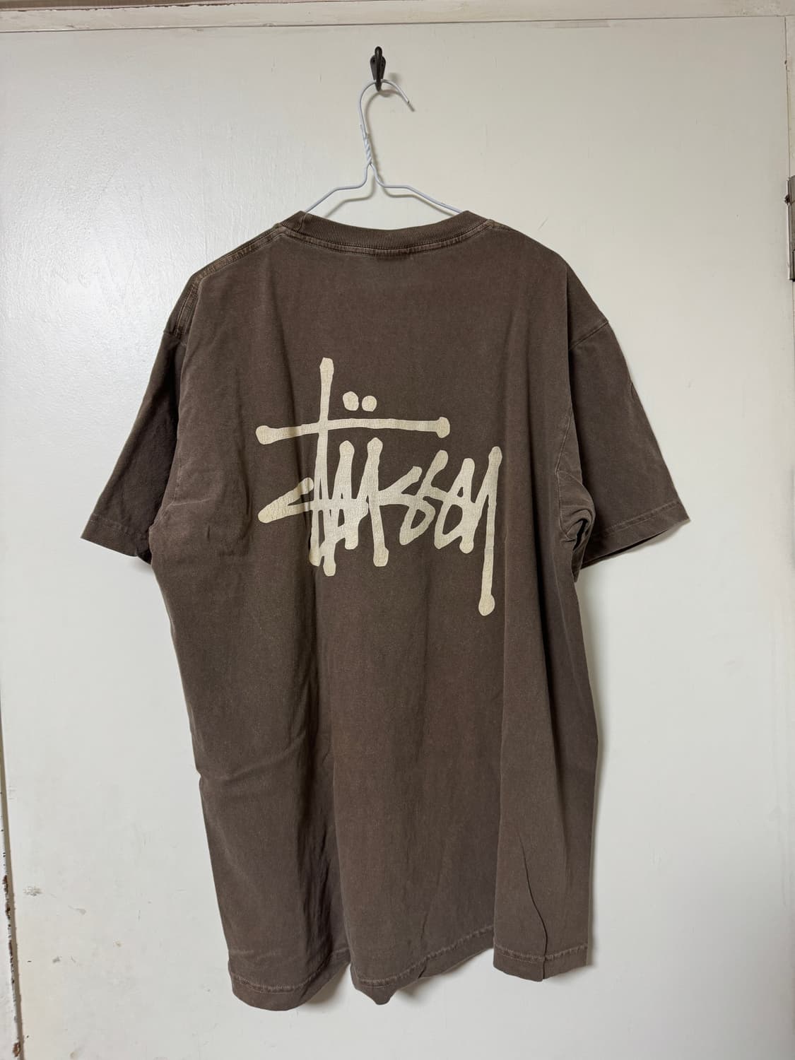 [L] 스투시 베이직 티셔츠 반팔티 피그먼트 브라운 상품이미지2