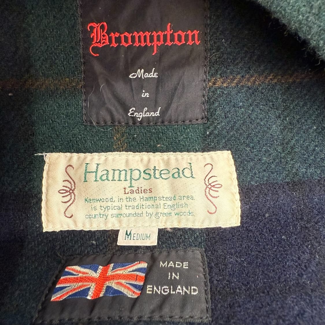 잉글랜드 울 더플코트 r1991 상품이미지8