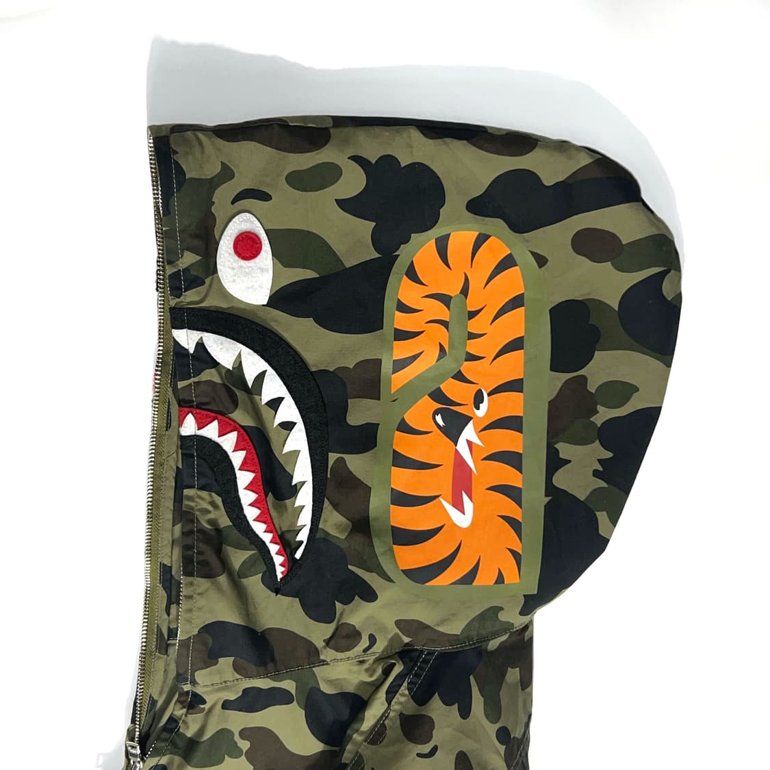 Bape Shark Hoodie Zip up Shirt Jacket 상품이미지3
