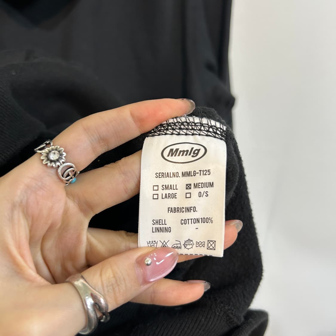 Mmlg 남성 기모 후드티 m 상품이미지4