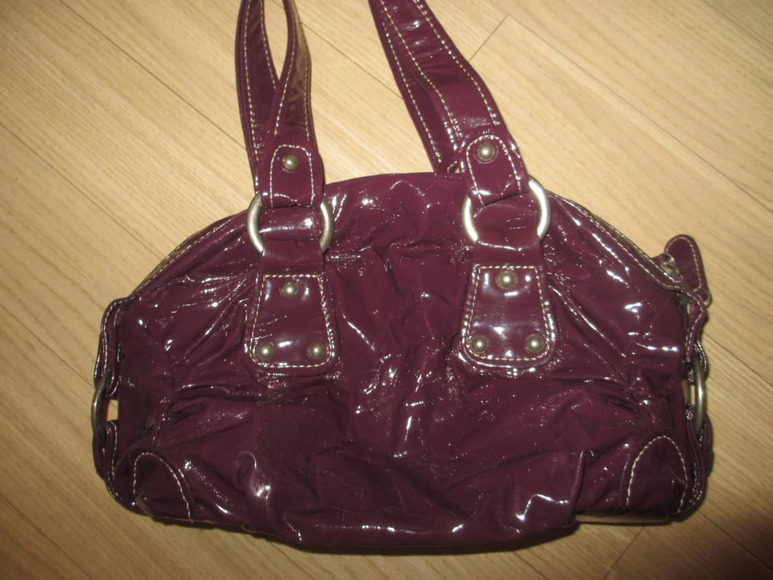 안나수이 퍼플 에나멜 토트백 (키링 미포함) 상품이미지7