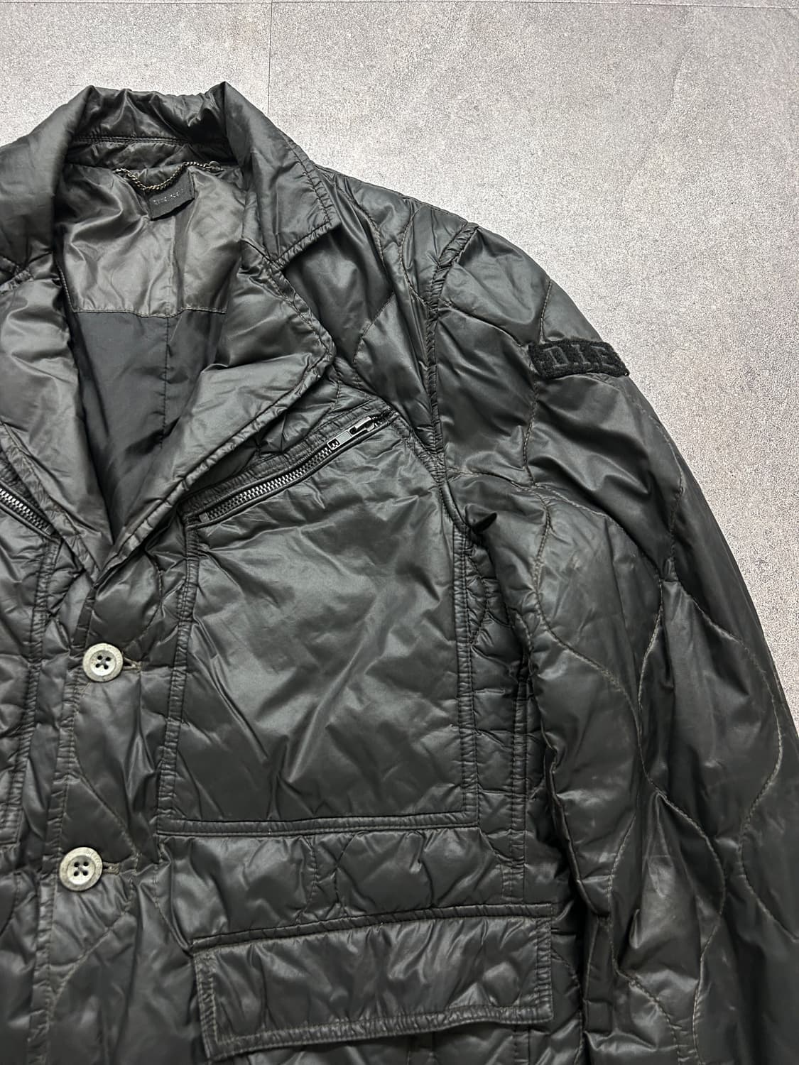 90’s 디젤 퀼티드 블레이저 상품이미지7