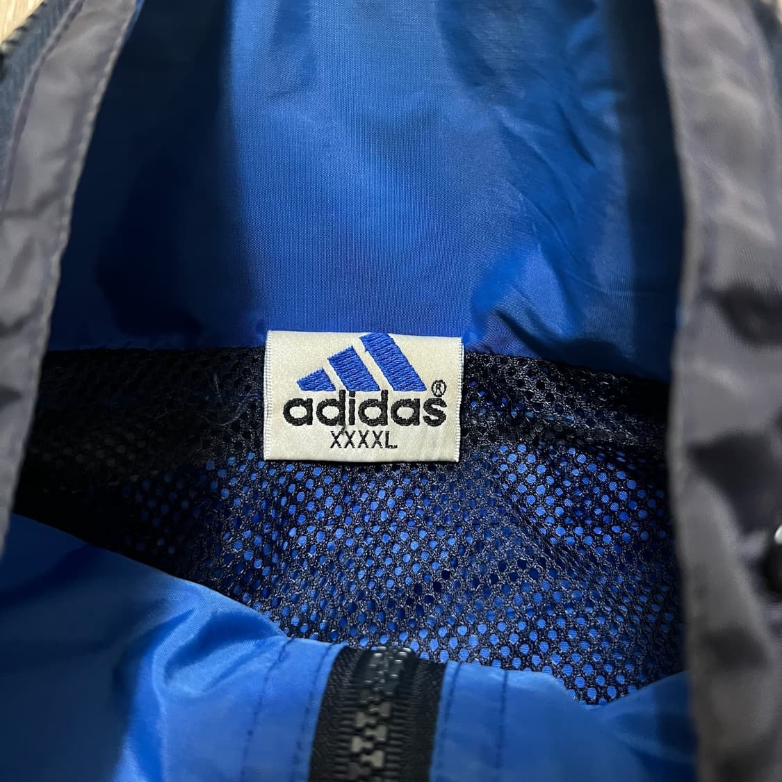 아디다스 90s 올드스쿨 로고 바람막이 자켓 4XL 상품이미지5