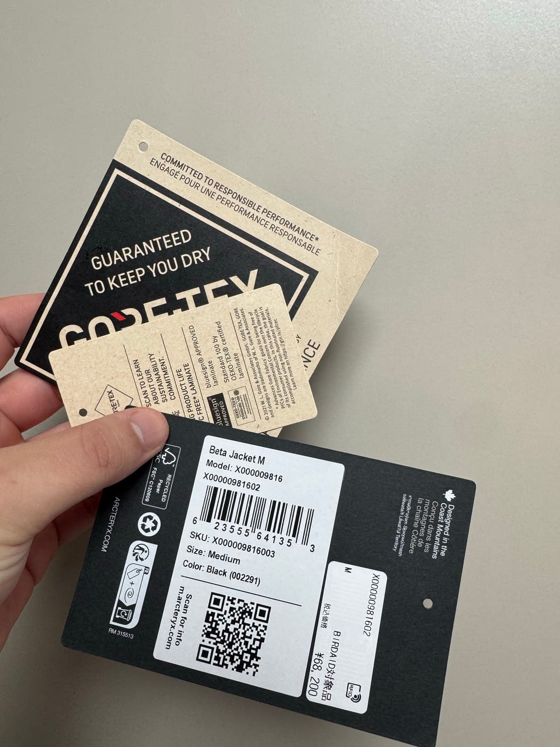 아크테릭스 베타 자켓 블랙 M 상품이미지4