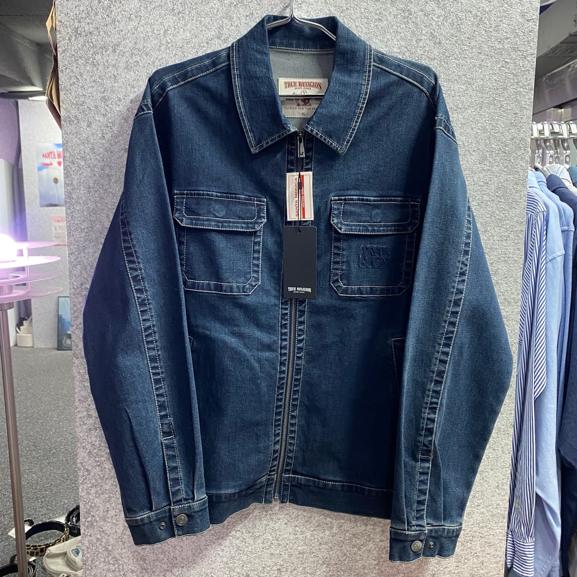 트루릴리전 멀티포켓 데님 자켓 b3386 상품이미지2
