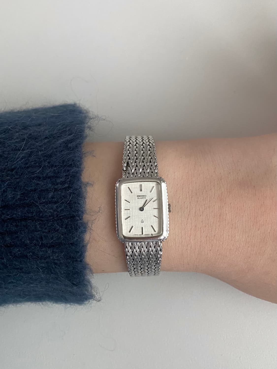 Seiko 세이코 스퀘어 실버 체인 쿼츠 레이디스 상품이미지8