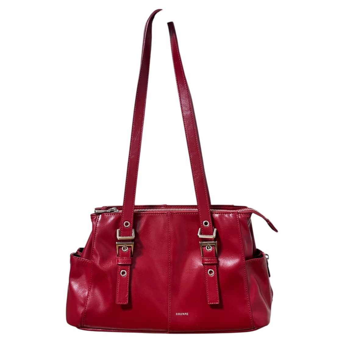 스퀘어라인 마리오 숄더백 크랙 레드 상품이미지2