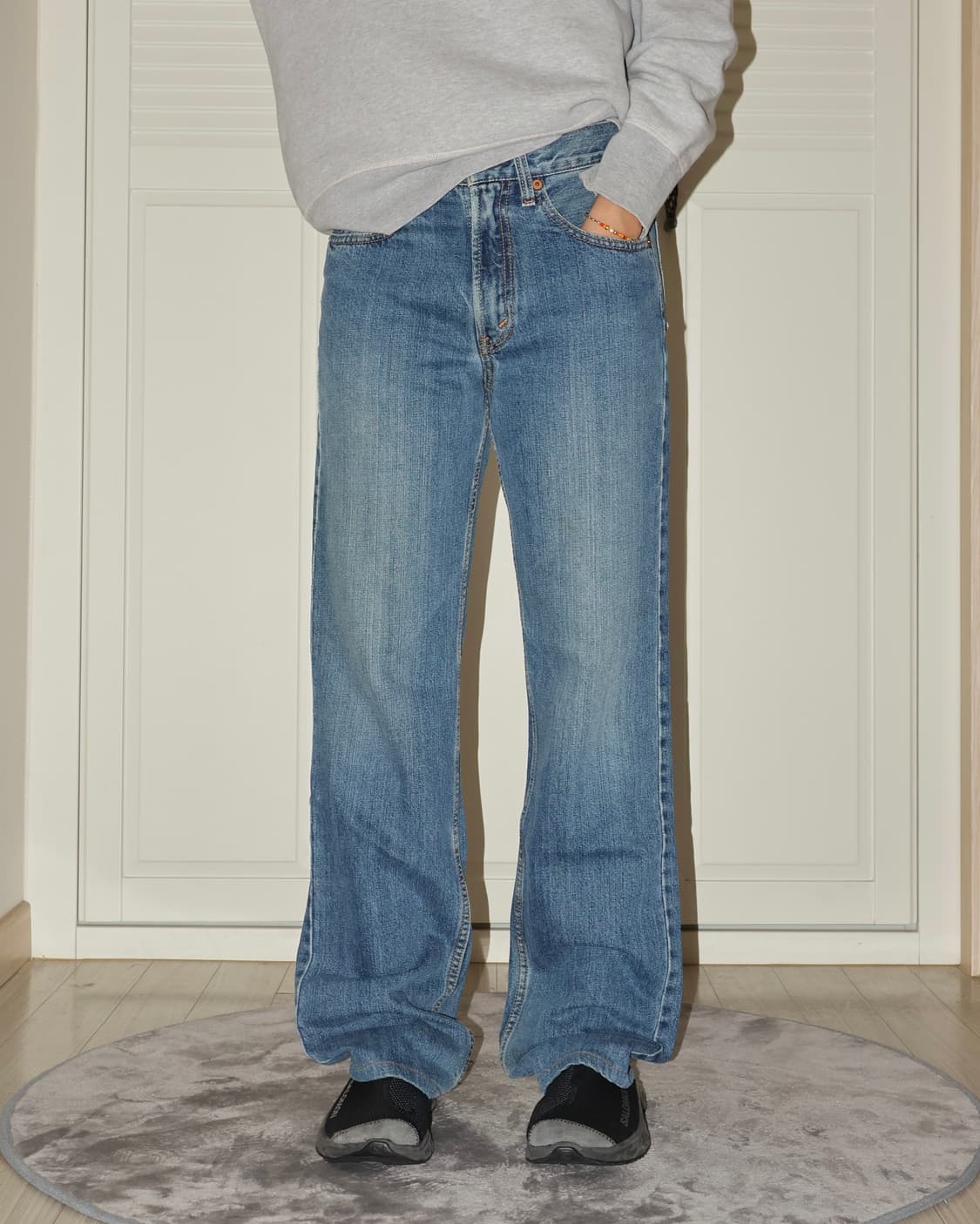 00‘s 리바이스 620 워싱 데님팬츠 [0-181] 상품이미지1