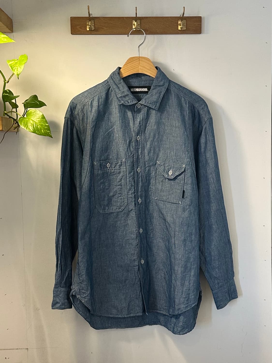  Neighborhood Chambray CL-Shirt 상품이미지1