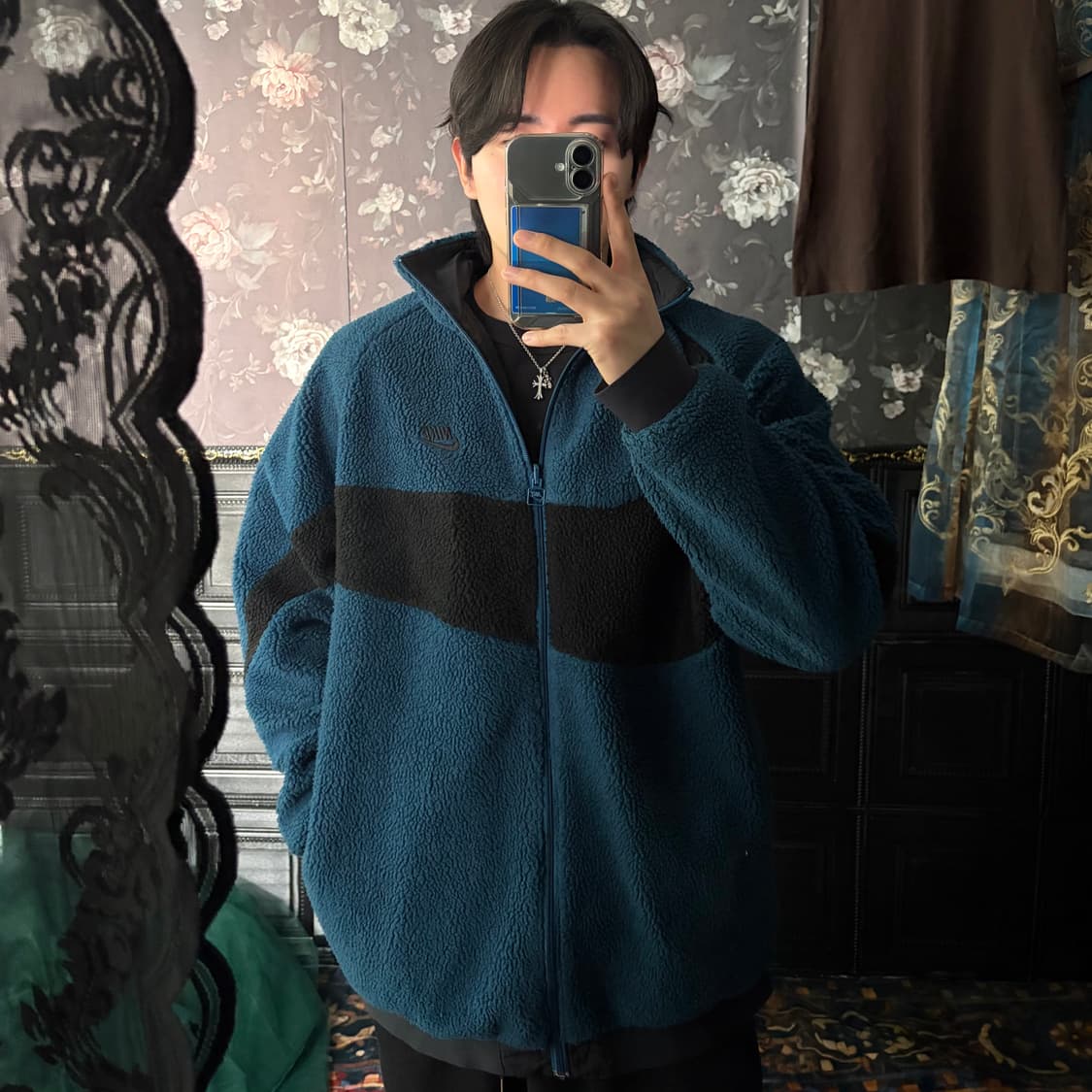 a155) 나이키 빅스우시 리버시블 플리스 자켓 상품이미지1