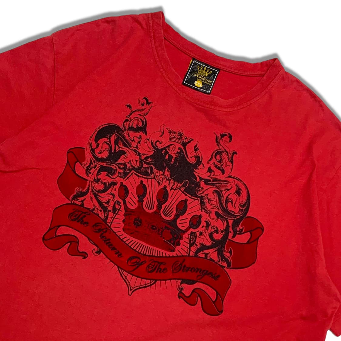 FISHBONE 크라운 프린팅 힙합 반팔티 상품이미지2