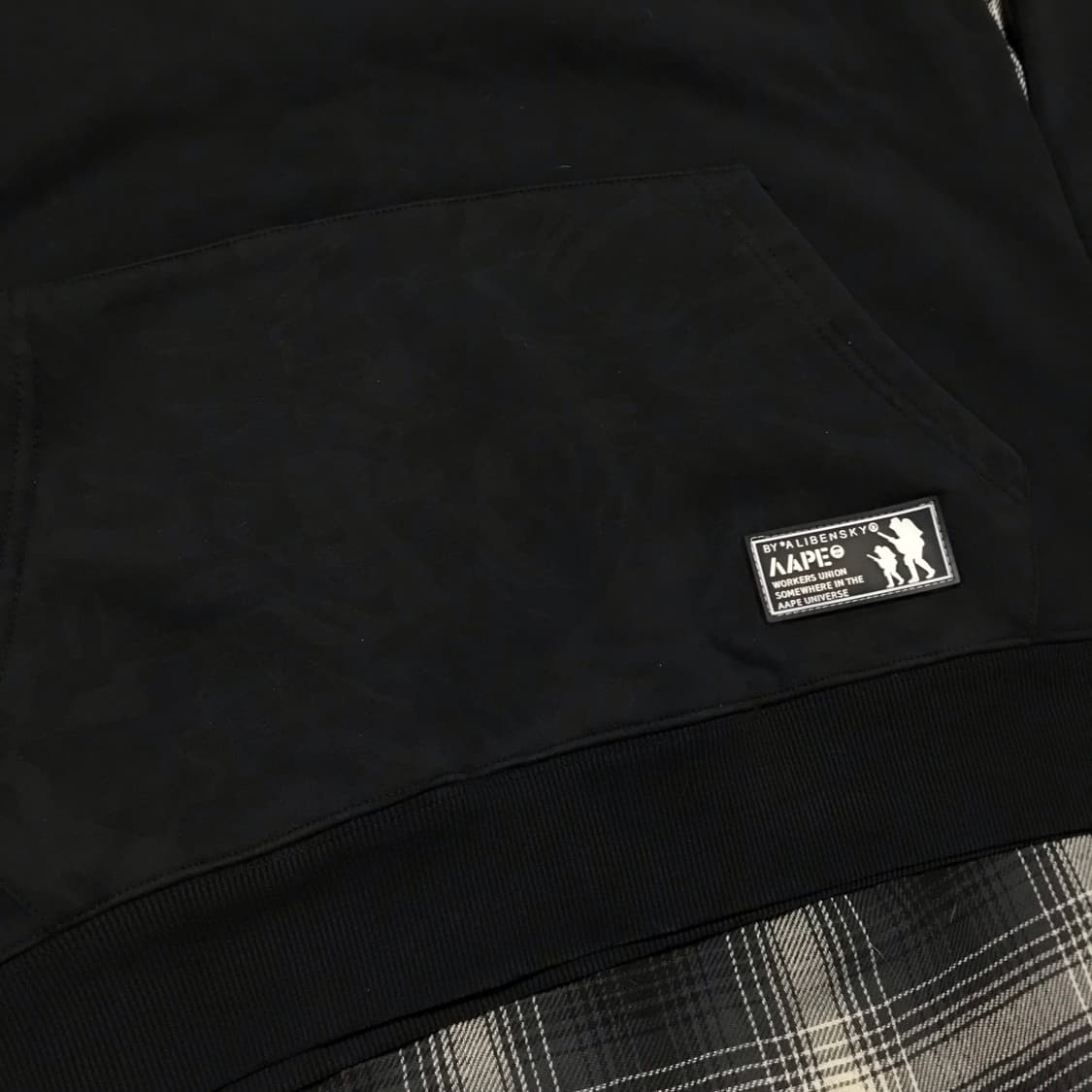 재팬 90-00s 베이프 aape 에이프 홀로그램 사루패턴 후드 상품이미지6