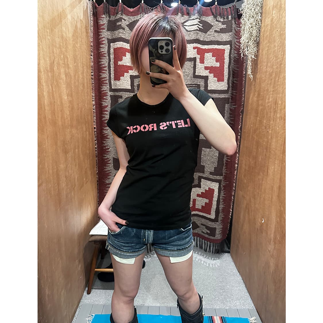 HYSTERIC GLAMOUR Guitar Girl Tee 상품이미지4