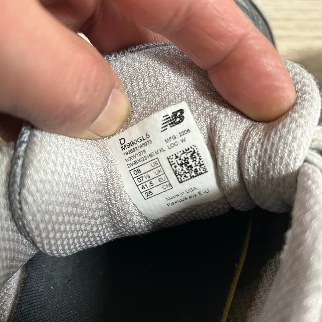 뉴발란스 990 정품 260 상품이미지2